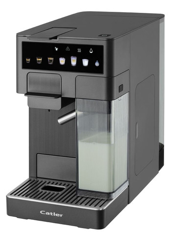 Кофеварка капсульная Renzo 1.6л, капсулы, молотый кофе, сенсорное управление, автоматический капучинатор, серый Catler (365749032)