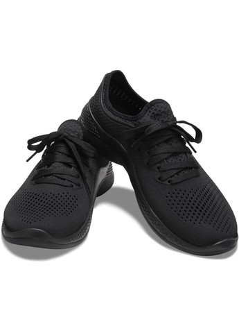 Чорні всесезонні кросівки literide 360 pacer black black m7w9\39\25.5 см. 206705 Crocs
