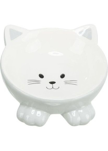 Миска Котик для котів, ергономічна, керамічна, 14 см, 150 мл (*) Trixie (322590027)