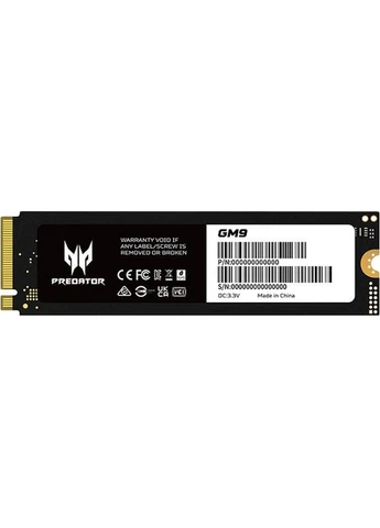 SSD накопичувач M.2 2280 2TB GM9 Predator (BL.9BWWR.137) Acer (376057640)