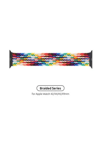 Ремінець до смарт-годинника Series 1-3) Pride Editi Size 6 (148 mm) (ARM64937) ArmorStandart Braided Solo Loop для Apple Watch 49/46/45/44/42 ( (401514489)