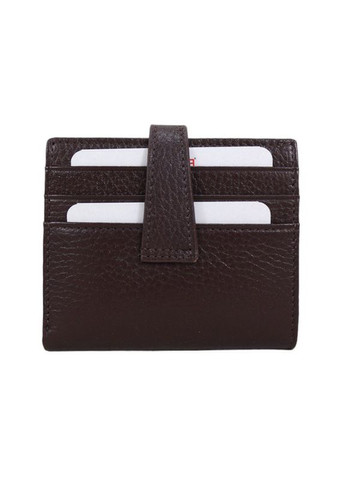 Кардхолдер визитница с отделением для купюр из натуральной кожи коричневая 0045-39 Karya (336377874)