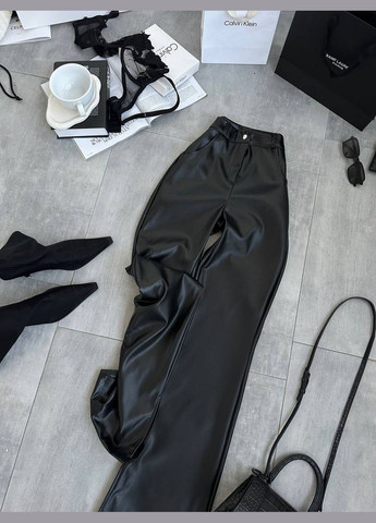 Штани жіночі з еко-шкіри прямого крою Adelante (316513757)