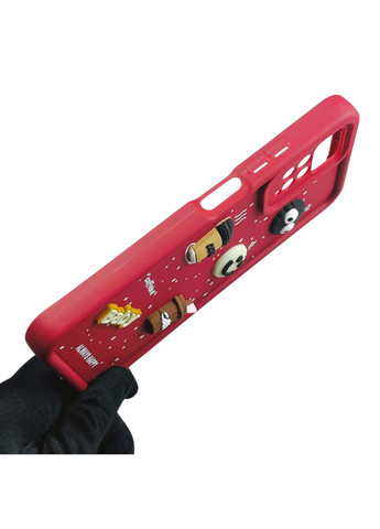 Чехол для Redmi Note 11 Pro 5G с 3д рисунком детский женский на сяоми редми нот 11 про бордовый Xiaomi (366022379)