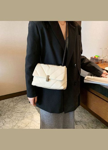 Сумка-клапан с шевронным узором и цепным ремешком, женская сумка через плечо No Brand (329201888)