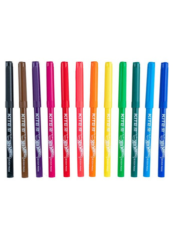 Фломастеры Hot Wheels, 12 шт. () Kite HW24-447 (346392621)