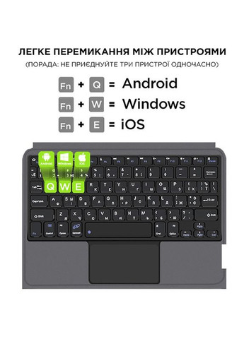 Чехол Premium для Lenovo tab M10 Plus (3th gen) 2022 10.6" Dark Grey (4822352781100) Airon (323098167)