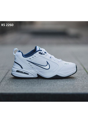 Белые демисезонные кроссовки мужские nike air monarch iv white найк аир монарх No Brand