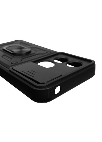 Чохол для Blade L220 броньований з кільцем зі шторкою на зте блейд л220 чорний rg1 ZTE (366019620)