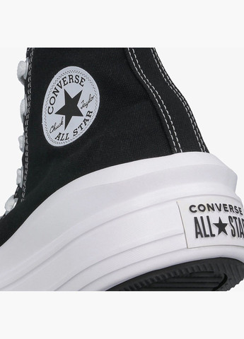 Кеды женские Chuck Taylor All Star Move Black 568497C Converse чёрные (333652249)
