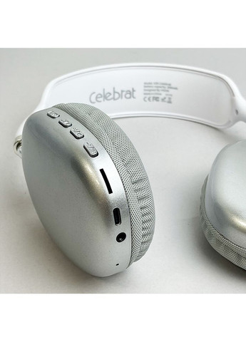 Беспроводные наушники Celebrat накладные черные для музыки и разговоров блютуз наушники TWS Air Max (372459853)