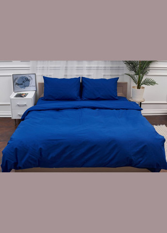 Комплект постельного белья полуторный евро 160х220 наволочки 2х40х60 Бязь Gold Люкс (MS-820000820) Moon&Star blue (285717030)