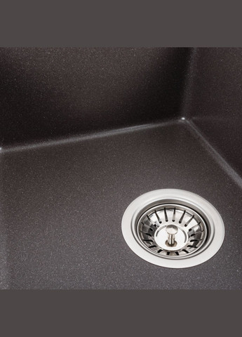 Гранітна мийка для кухні 5851 ARIA матовий Гренадін Platinum (269793656)
