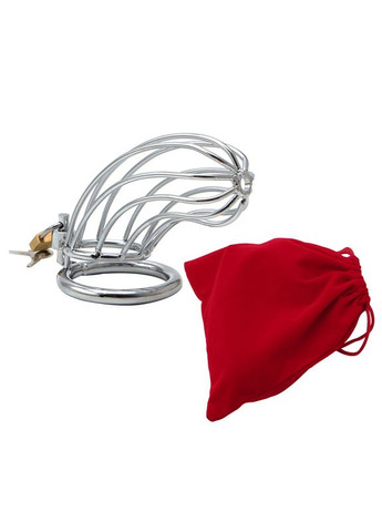 Пояс верности мужской металлический CB-6000M продольный Клетка для мужчин с замком No Brand (303889365)