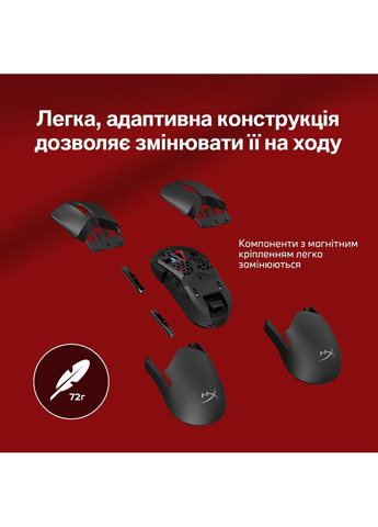Мышь Pulsefire Saga Black (A2PB2AA) HyperX (325816390)