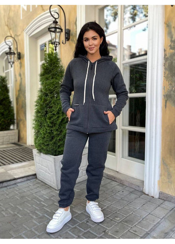 Теплий жіночий костюм зі змійкою Fashion (354203138)