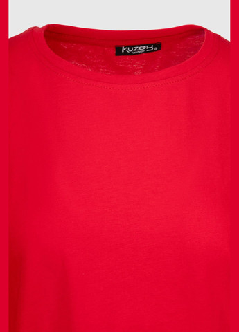 Красная всесезон футболка No Brand