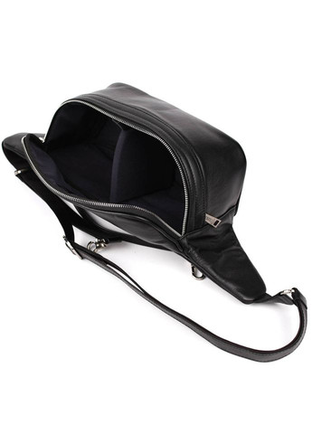 Сумка бананка для фотоапарата шкіряна 1313 (GA-1313-4lx) чорна наппа TARWA (300171374)