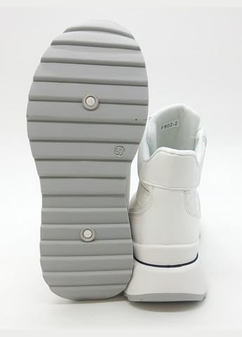 Белые всесезонные женские кроссовки белые экокожа ba-18-1 24,5 см (р) Bashili