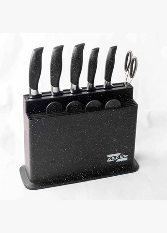 Набор ножей и досточек ZP-043 кухонный набор ножей с подставкой 11 предметов Zepline (305404533)