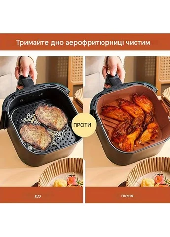 Квадратная силиконовая форма для аэрогриля, мультипечи и фритюрницы 20см UK-8277 No Brand (375046386)