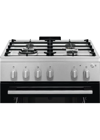 Плита LKG600011X газова, 59л, 60x60см, чавун, нерж Electrolux (361965606)