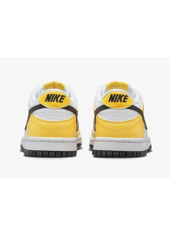 Кросівки жіночі Dunk Low Next Nature Gs Citron Pulse Yellow/White Nike жовті (364838425)