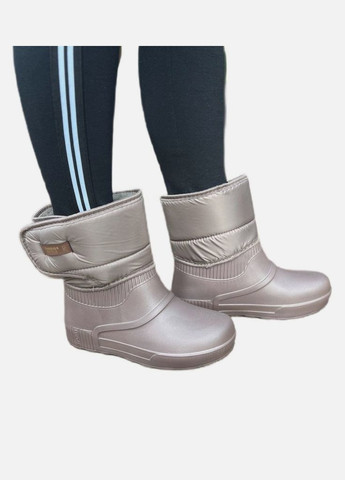 Зимние короткие сапоги пенка эва на липучке Olimp с логотипом