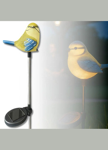 Садовый светильник на солнечной батарее 1шт, Птица / Декоративный фонарь / Уличный светильник на аккумуляторе No Brand (371913196)