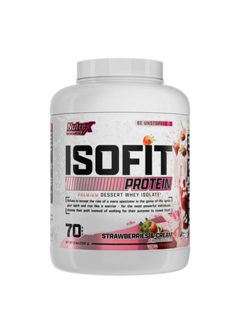 Протеин Isofit - 70srv Strawberries Cream Nutrex (280932929)