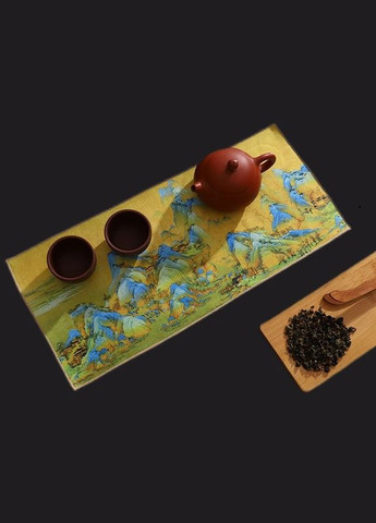 Рушник Сhajin Yakedo для чайної церемонії 30 на 16 см. (R-300569-VS) No Brand комбінований