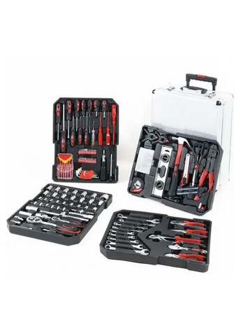 Набір ручних інструментів Krafftec в кейсі, 499 деталей для побутових та автомобільних робіт (2104618858) No Brand (370605066)