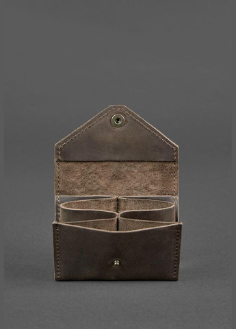 Шкіряний кард-кейс 3.0 темно-коричневий з мандалою (A-026132) BlankNote (328444677)