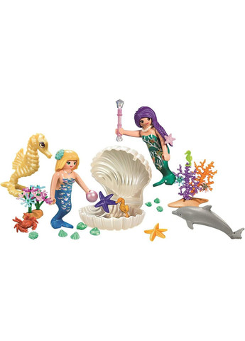 Ігровий набір Magical Mermaids Carry Case; with Hair Clips & Accessories валізка з лялечками та аксесуарами Playmobil (282964509)