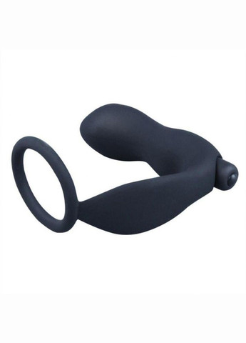 ХИТ НОВИНКА 2024 Мужское Эрекционное кольцо с вибрацией и рельефным фаллоимитатором для двойного проникновения No Brand (304770044)