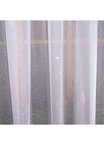 Занавеска короткая готовая Классик белая дождь No Brand (372133920)