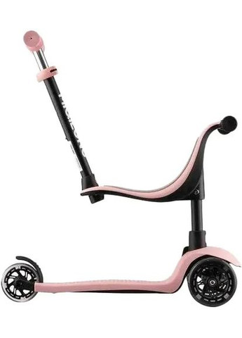Триколісний самокат Alamo Рожевий (ALAMO-125-PINK) Miqilong (360421832)