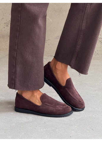 Замшеві Лофери з анатомічним носиком для широкої стопи Helen (355796333)