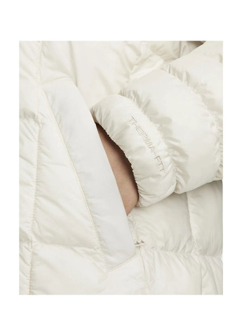 Біла парка жіноча sportswear swoosh puffer primaloft® therma-fit oversized parka white Nike