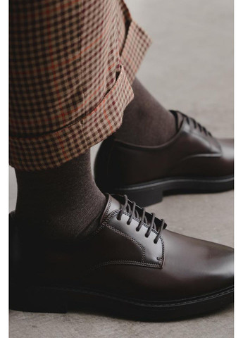 Коричневые высокие носки-гольфы мужские из шерсти мериноса 008 merino wool Steven (369503181)