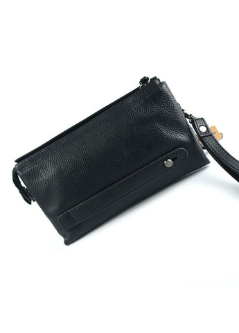 Мужской черный кожаный клатч через плечо, Наплечная молодежная сумочка клатч из натуральной кожи Bradford (266266497)