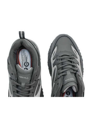 Серые кроссовки 7243046 46 цвет серый Royyna