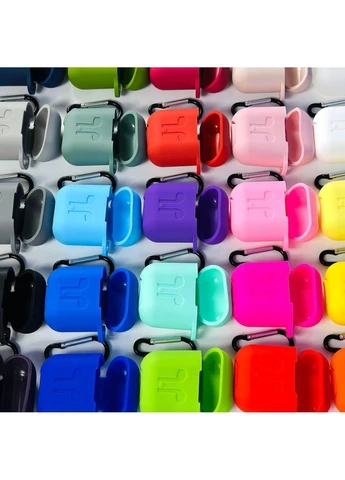 Силиконовый чехол с карабином для наушников AirPods Pro No Brand (388434593)