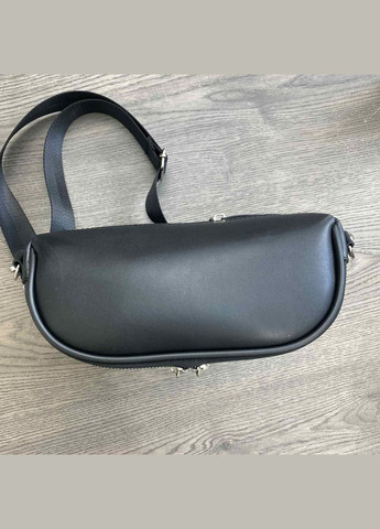 Жіноча сумка-слінг, Бананка сумка для дівчини, Жіночі сумочки та клатчі, міні сумочка багет чорна біла No Brand (334729942)