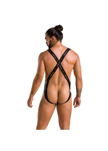 Чоловіче відкрите боді 027 Bruno Black CherryLove Passion (296623496)