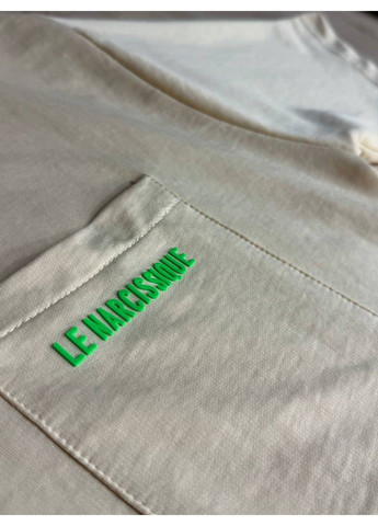 Костюм жіночий 20101 оверсайз футболка і штани-джогери з написом бежевий CAPPITONE (341136147)