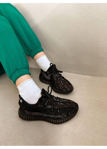 Чорні Осінні кросівки чоловічі adidas yeezy boots 350 v2 mx rock адідас ізі буст No Brand