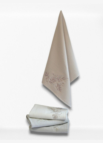 Набор полотенец с вышивкой 50х90 см Milan Feathers Pupilla комбинированный