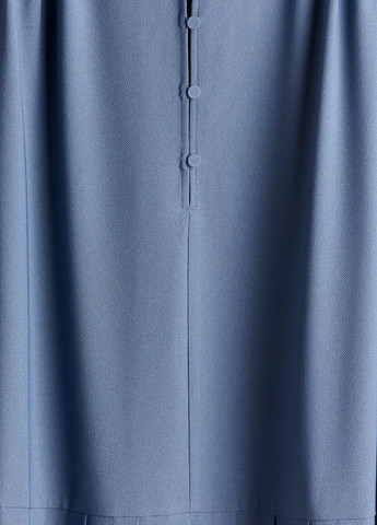 Блакитна сукня H&M однотонна