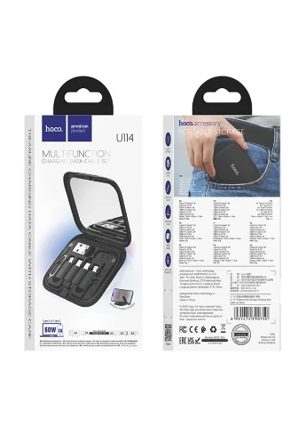 Кабель USB U114 Treasure box 6in1 3A 60W Hoco (364675218)